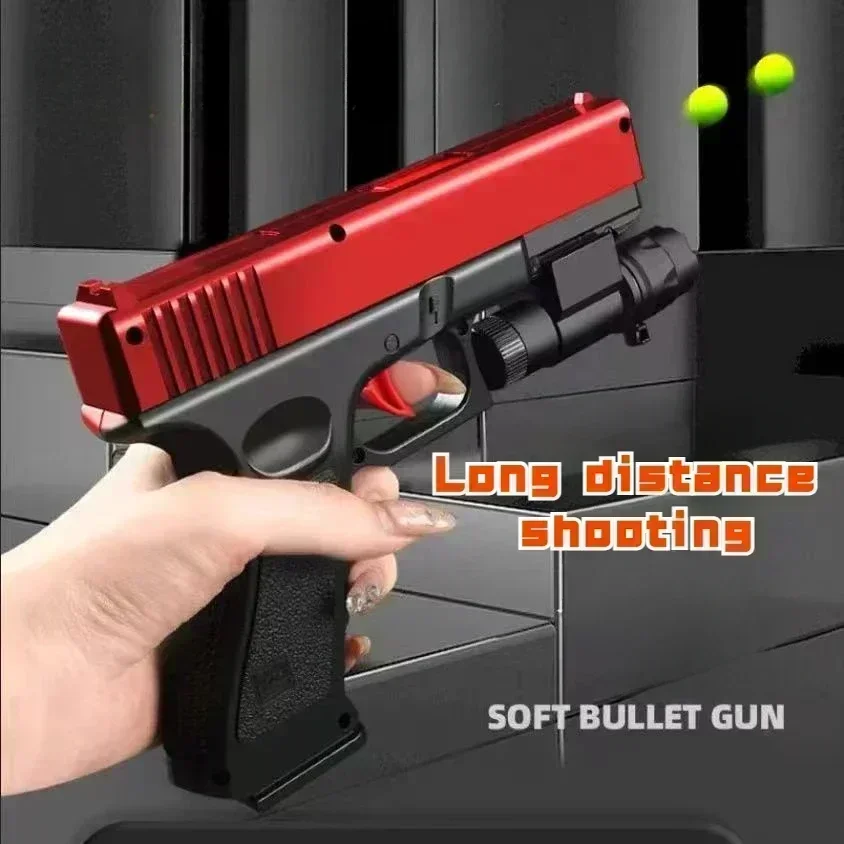 Kids Toys Christmas 2025 - Pistolet jouet à balle molle G17,