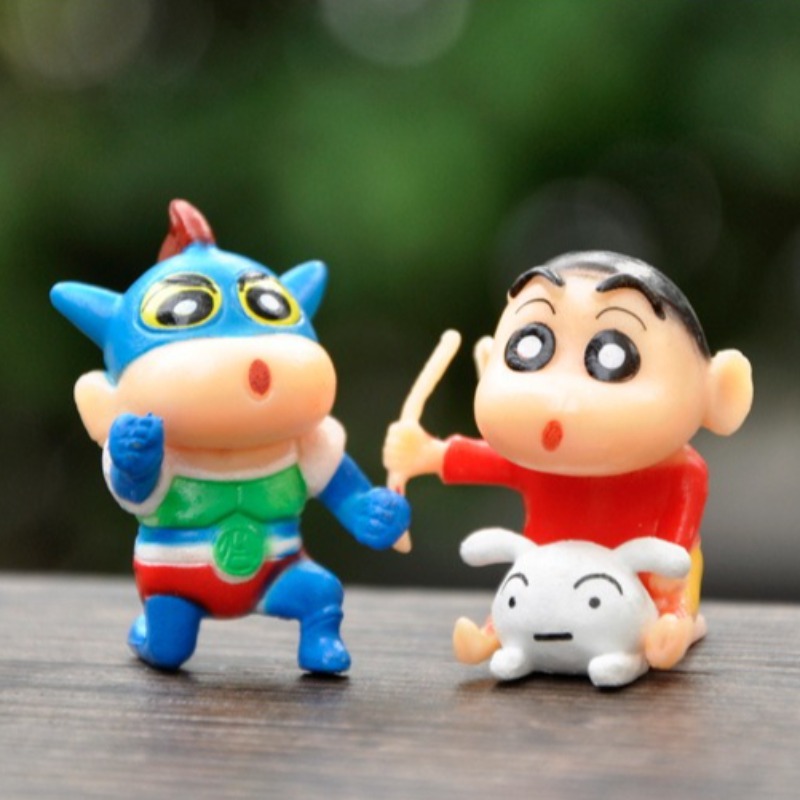 Kids Toys Set - Nouvelles figurines miniatures Crayon Shinchans Saiyan,
