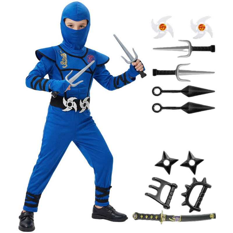 Costume de Ninja noir et bleu  - Kids Toys Set avis et prix