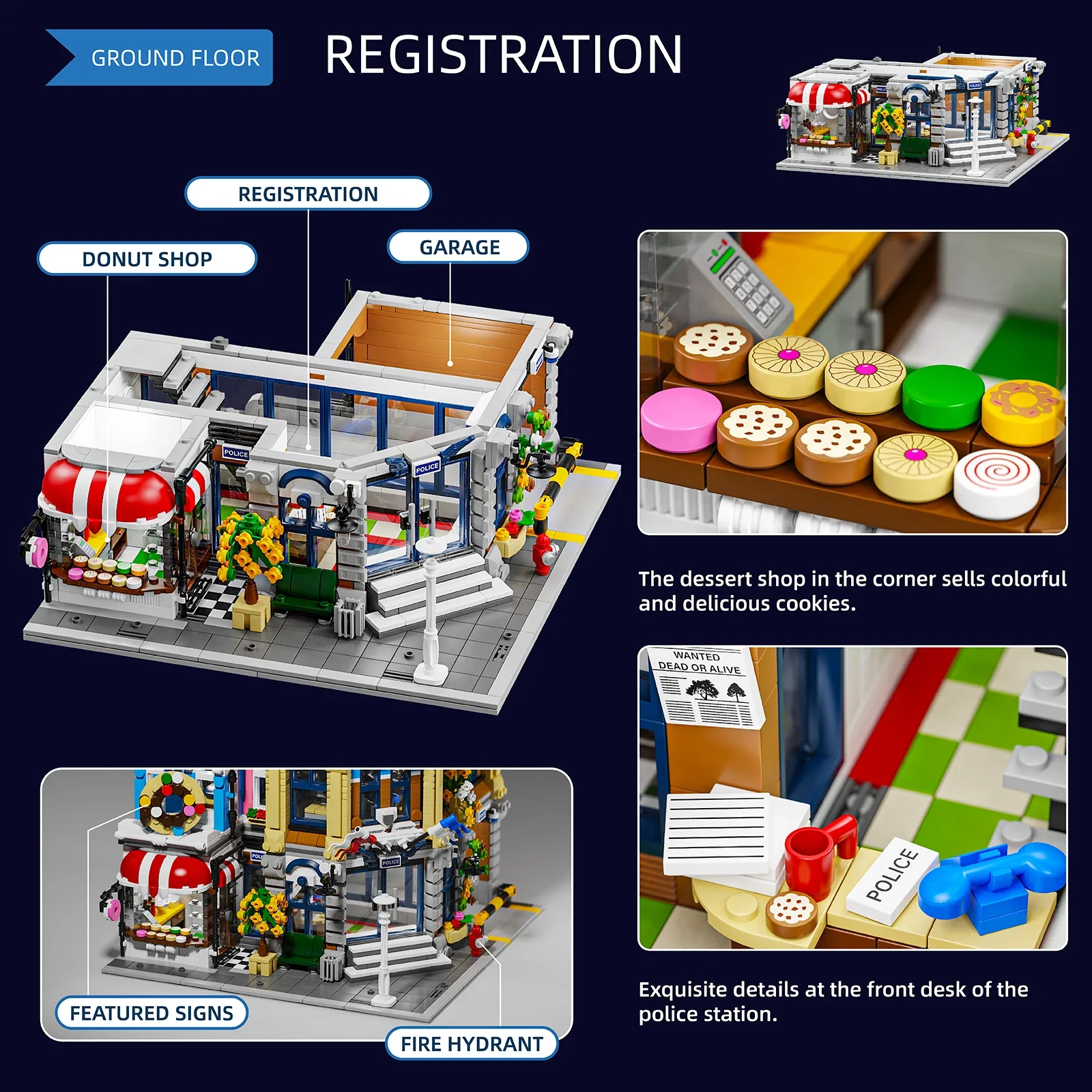 Bâtiment police modulaire avec - Kids Toys Stores avis et prix